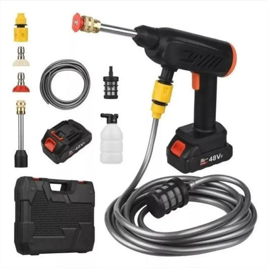 Hidrolavadora Inalámbrica 48V – Kit Completo con 2 Baterías
